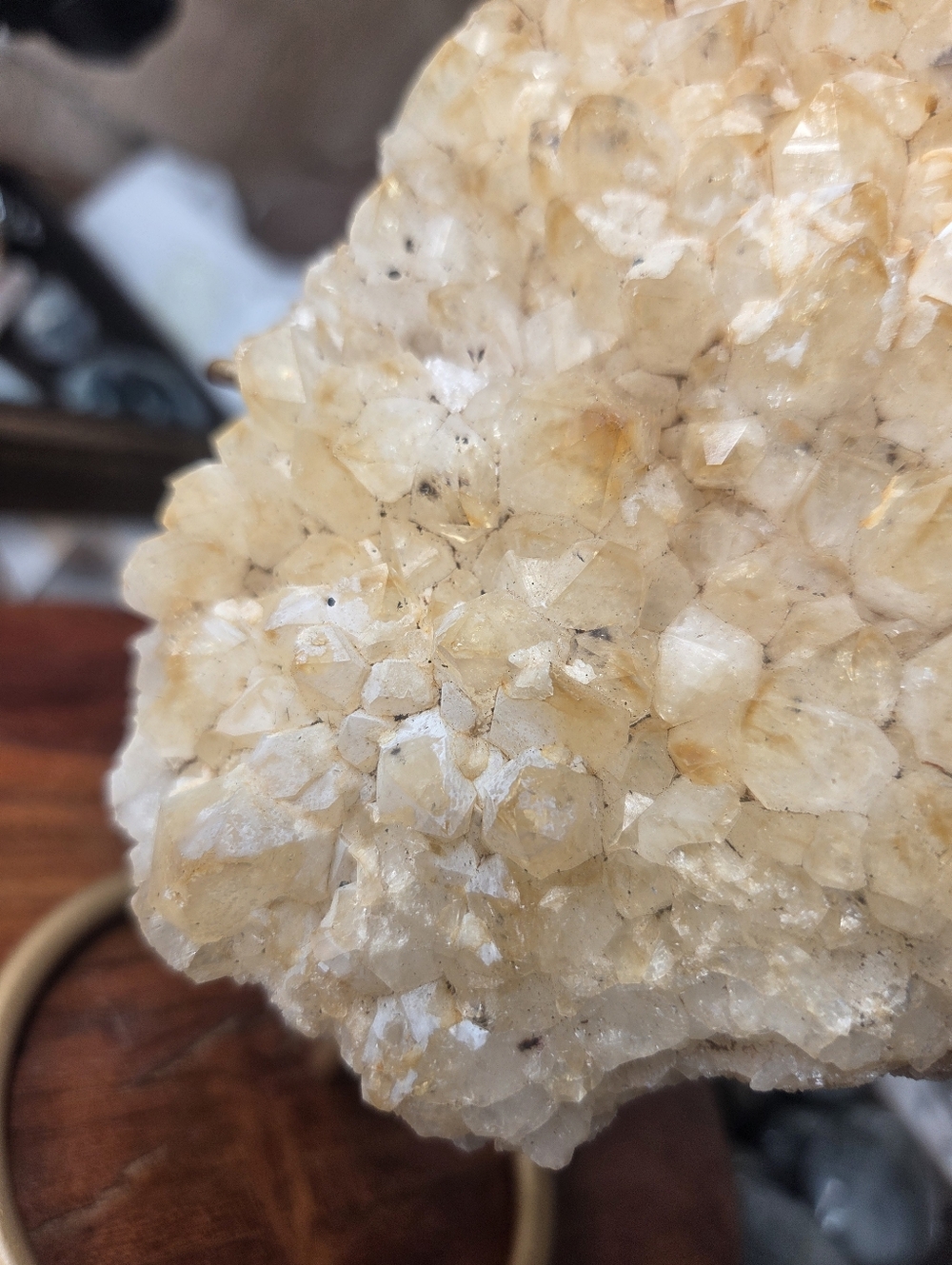 Citrine Freeform on Stand  9 In On Stand - Picture 5 of 9